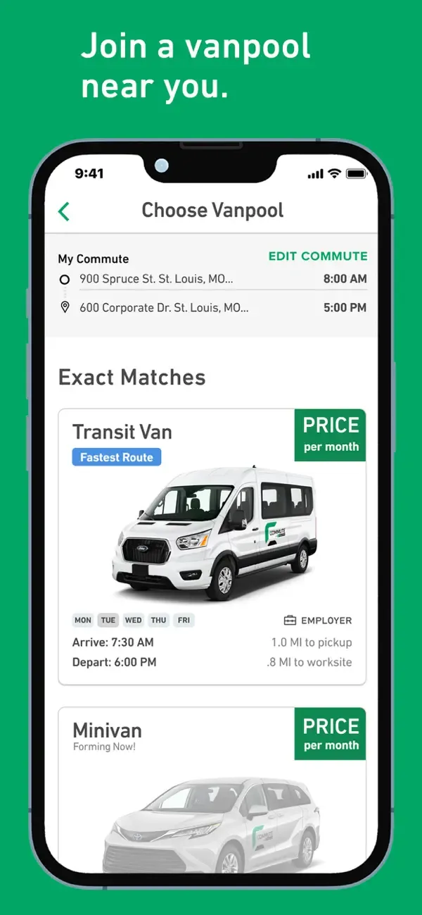 Commute with Enterprise screenshot 2