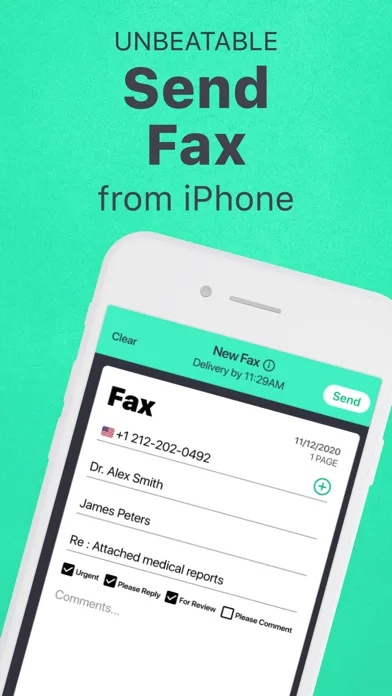 FAX from iPhone & Send Ad Free screenshot 1