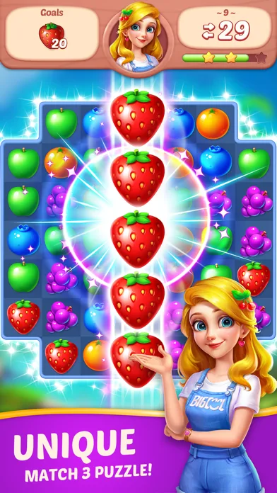 Fruit Diary - Merge & Match 3 screenshot 1
