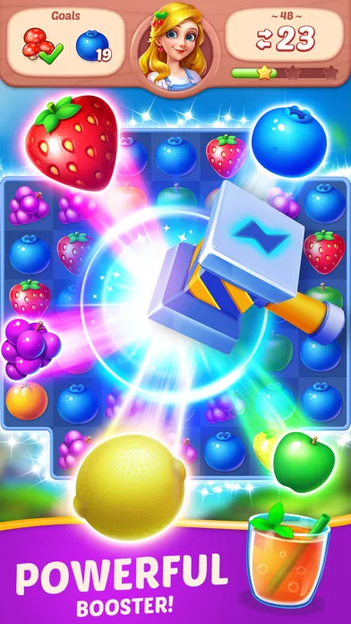 Fruit Diary - Merge & Match 3 screenshot 2