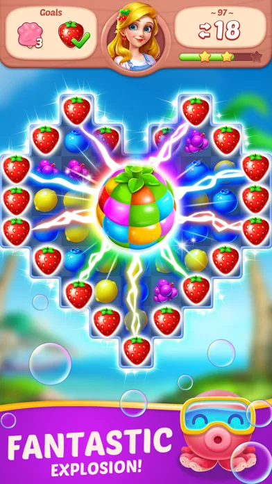 Fruit Diary - Merge & Match 3 screenshot 3