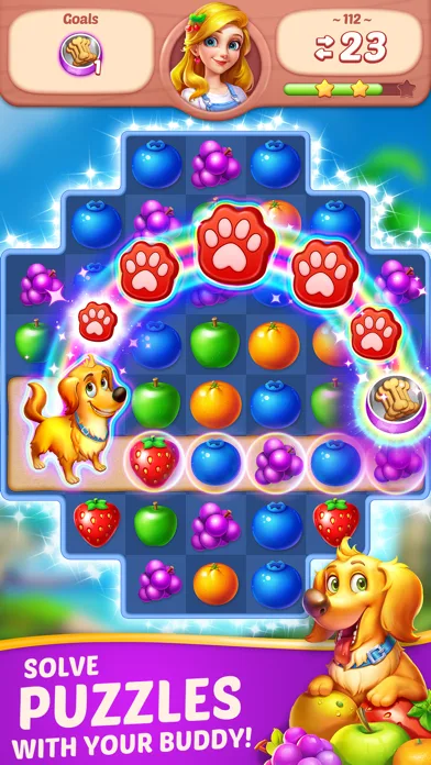 Fruit Diary - Merge & Match 3 screenshot 4