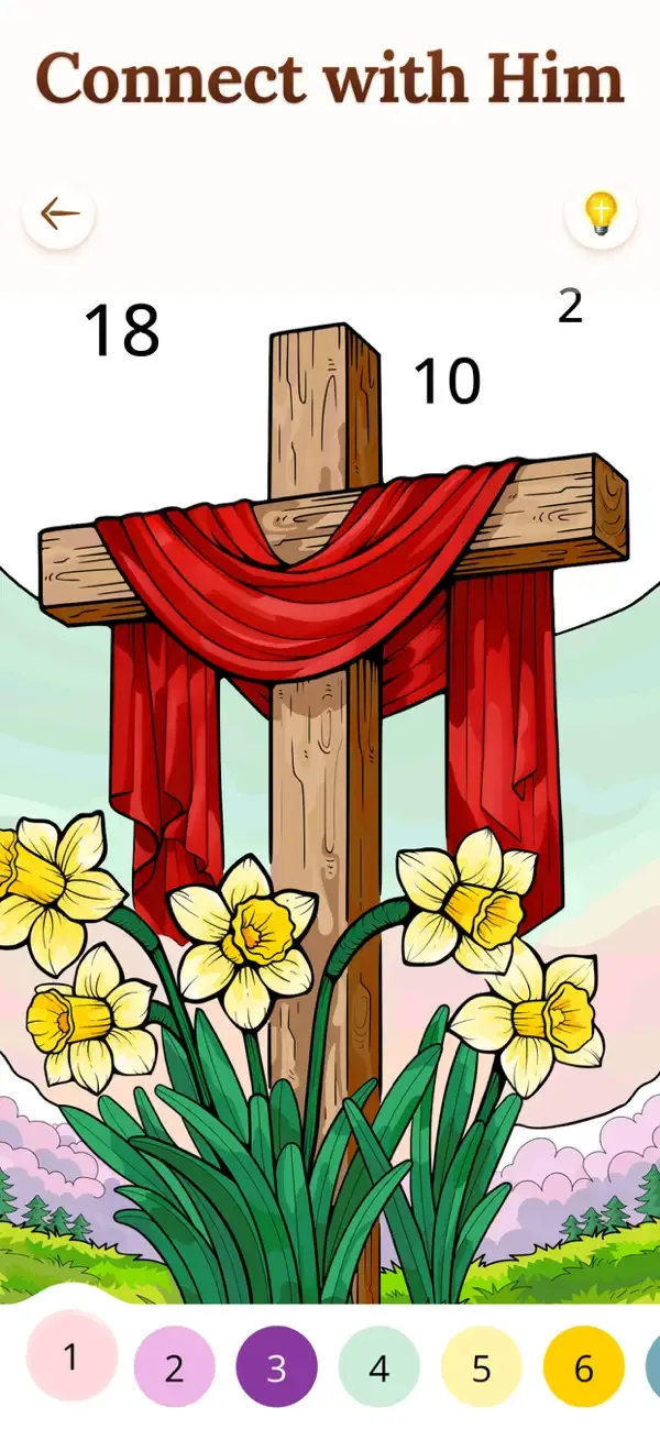 Bible Coloring Paint by Number screenshot 2