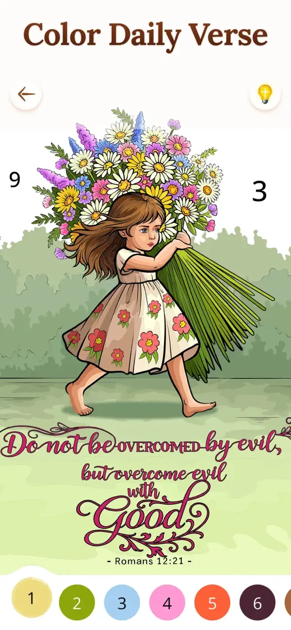 Bible Coloring Paint by Number screenshot 5