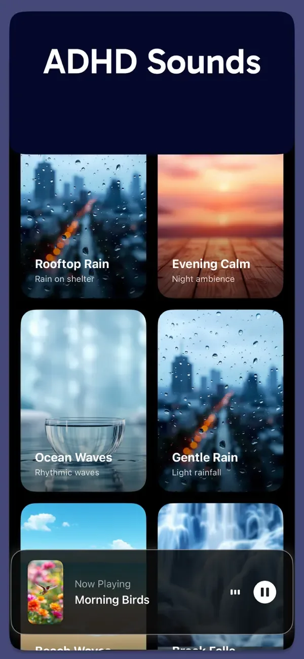 ADHD Sound for Sleep screenshot 1