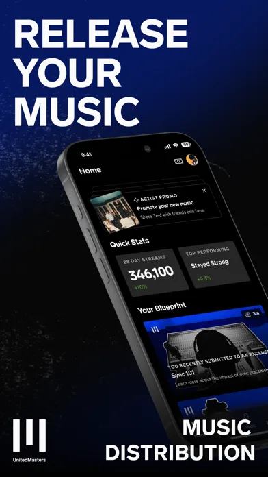 UnitedMasters: Release Music screenshot 1