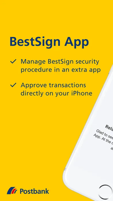 Postbank BestSign screenshot 1