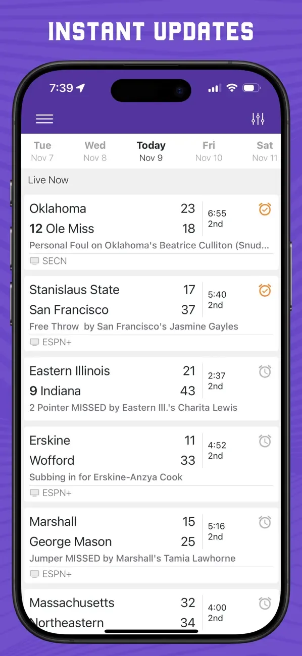 Superfan: Womens College Hoops screenshot 2