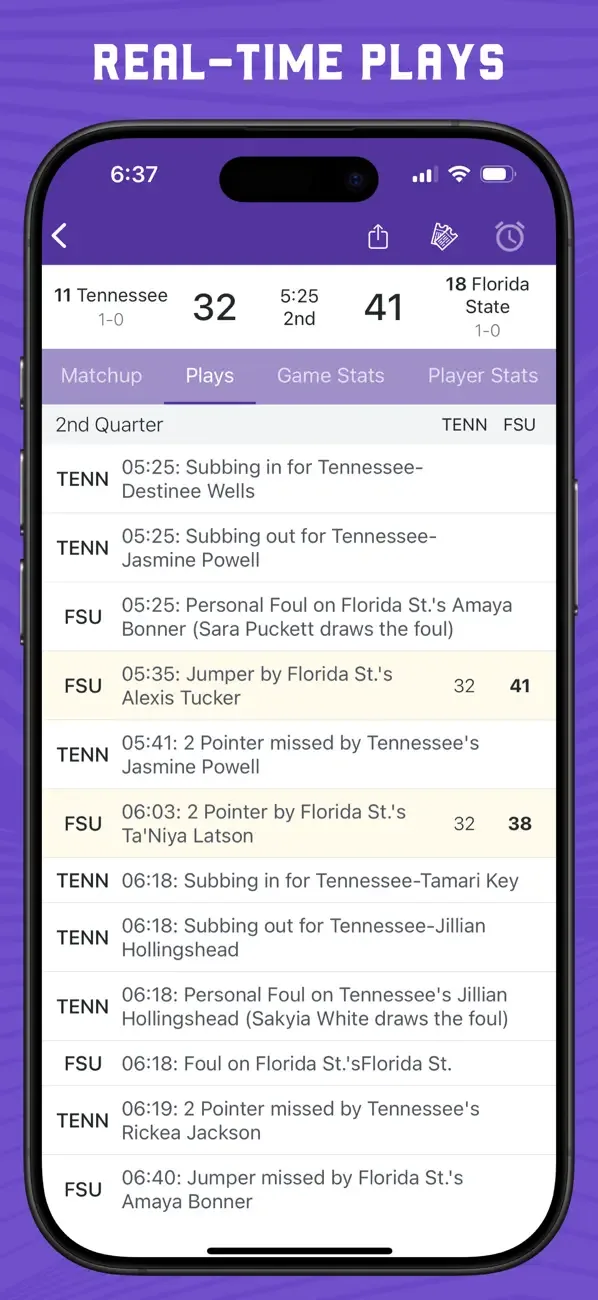 Superfan: Womens College Hoops screenshot 3