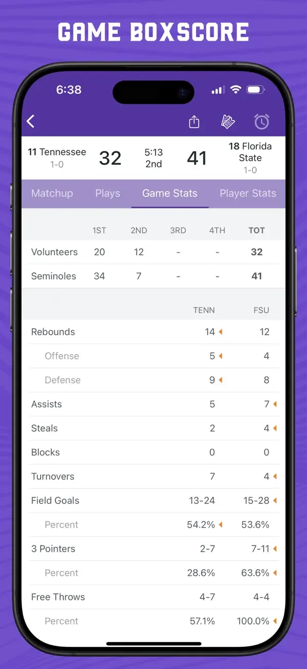 Superfan: Womens College Hoops screenshot 4