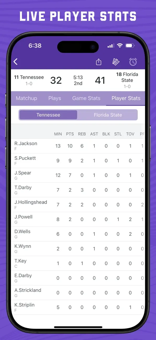 Superfan: Womens College Hoops screenshot 5