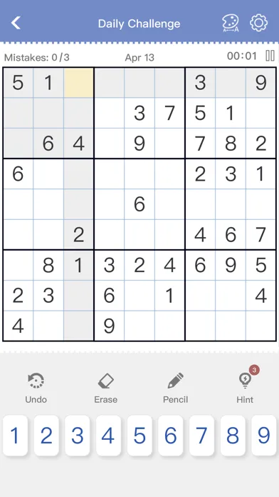 Sudoku - Brain Puzzle Games screenshot 3