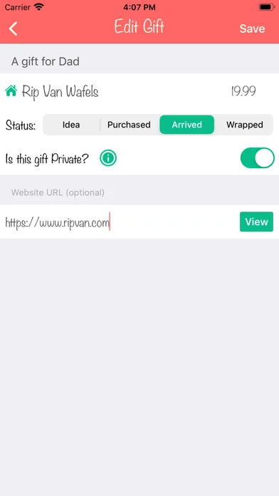 Christmas Gift List Tracker screenshot 5