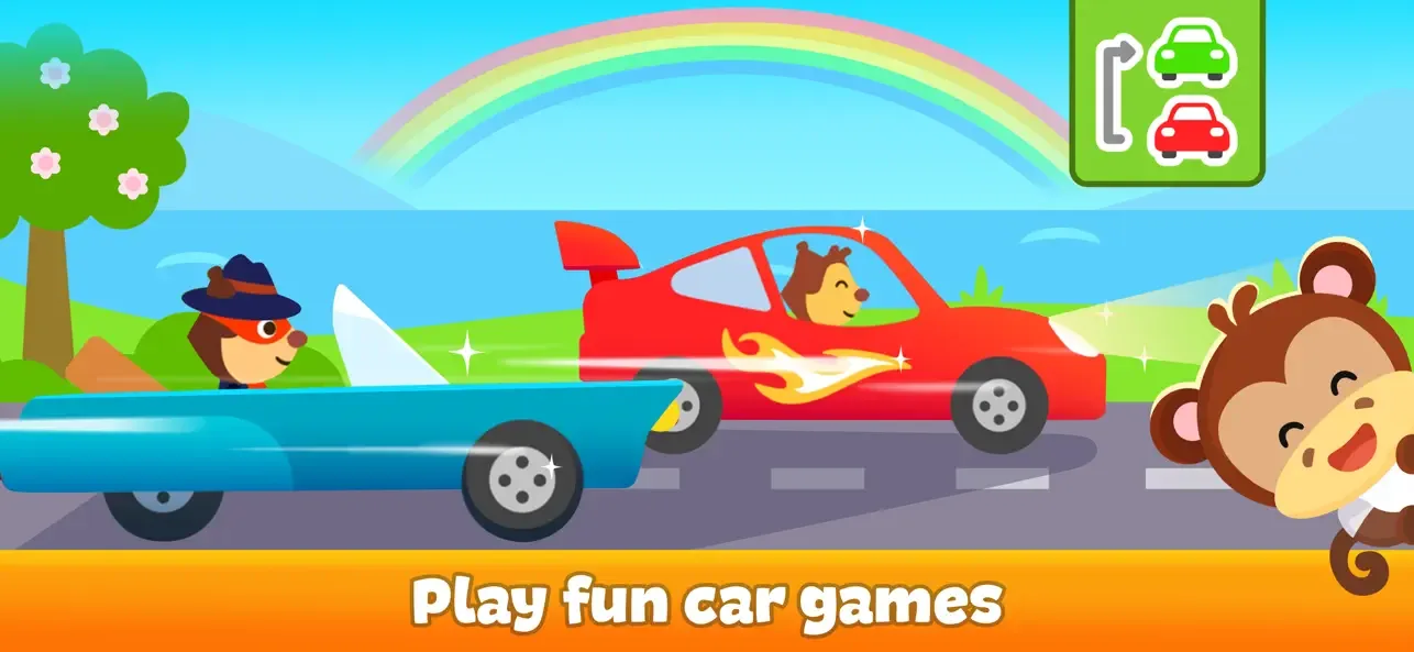 Kids Car Games: Build and Race screenshot 1