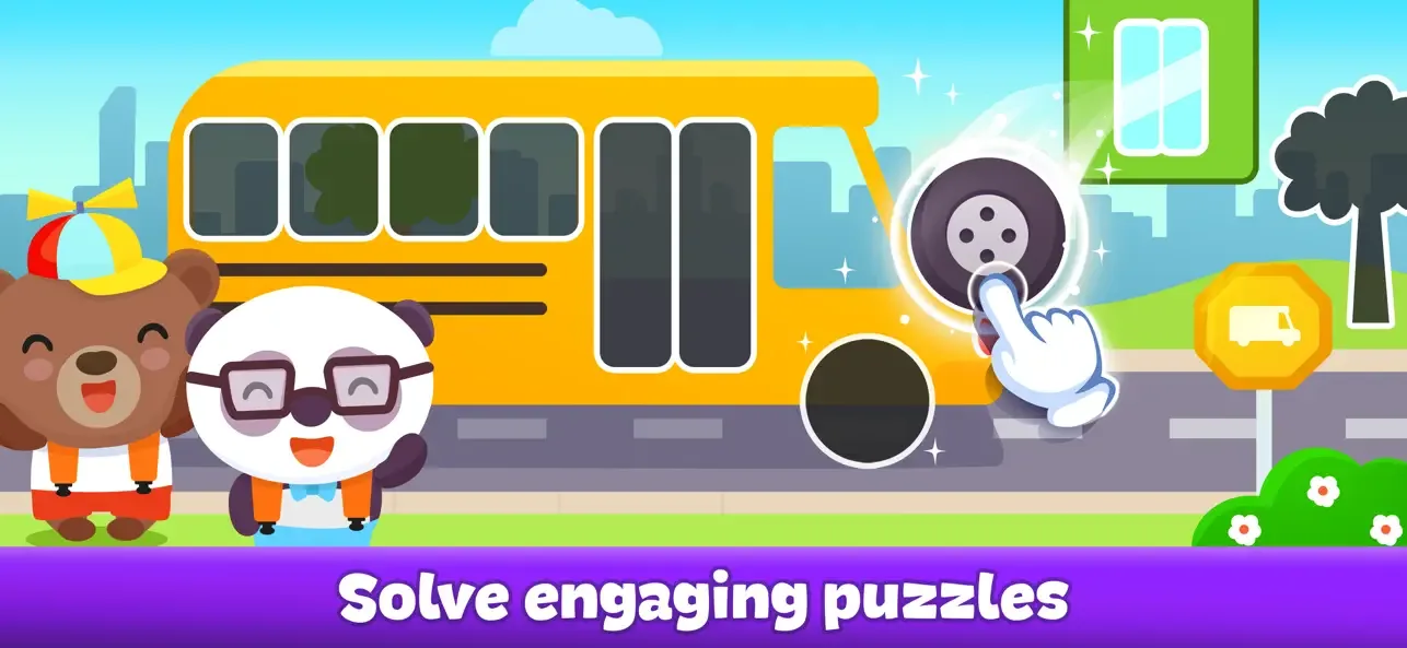 Kids Car Games: Build and Race screenshot 2