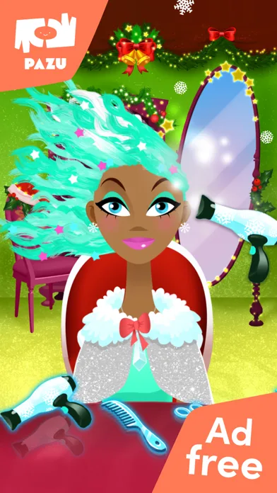 Girls Hair Salon Christmas screenshot 1