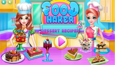 Food Maker - Dessert Recipes screenshot 1