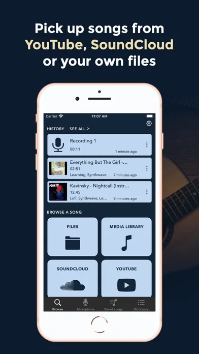 Chord ai - Play any song! screenshot 1