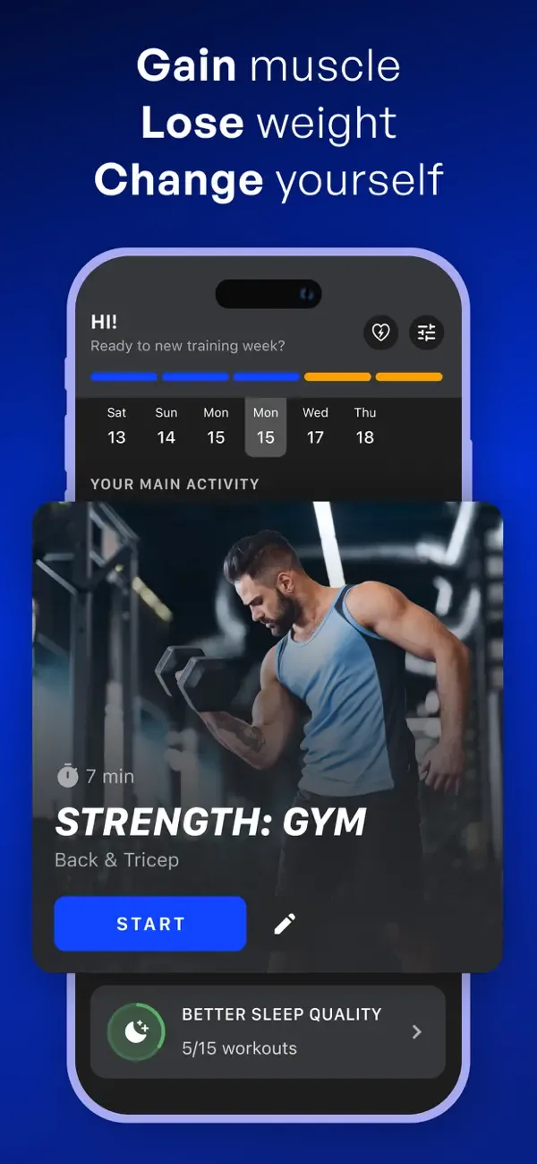 Muscle Booster Workout Tracker screenshot 1