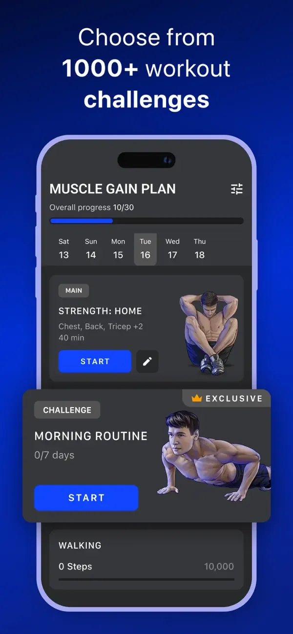 Muscle Booster Workout Tracker screenshot 4