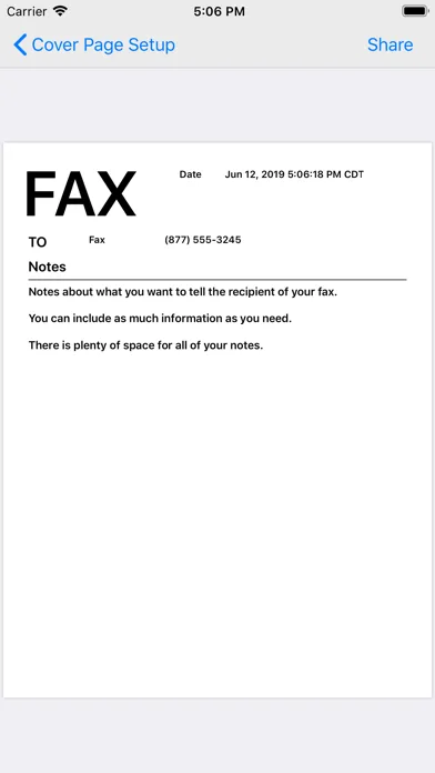 FaxCover - Fax Cover Sheet screenshot 5