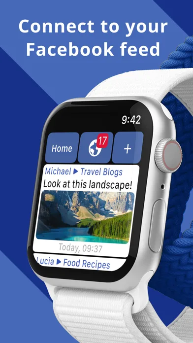 WristWeb for Facebook screenshot 1