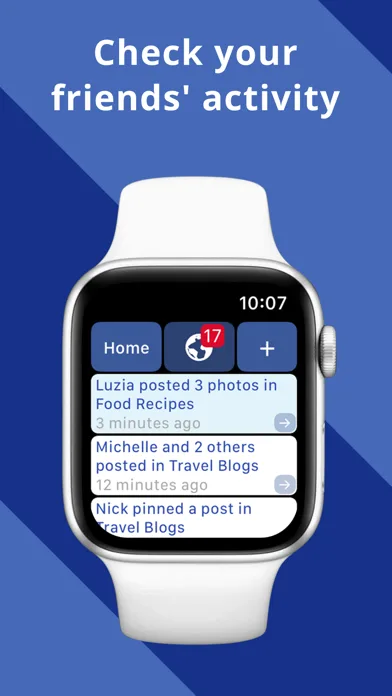 WristWeb for Facebook screenshot 3