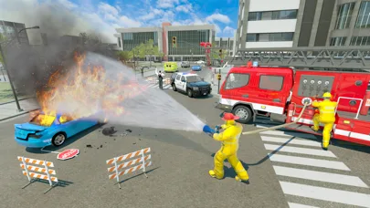Fire Truck Game 911 Emergency screenshot 5