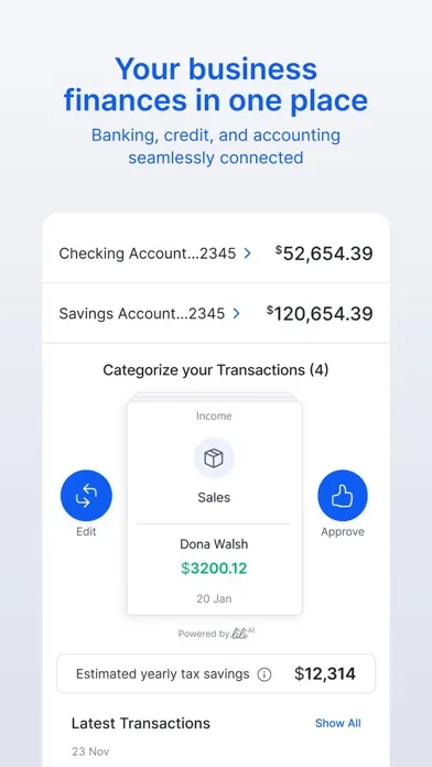 Lili - Small Business Finances screenshot 2