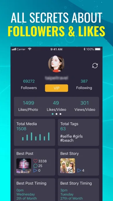 Followers Track & Likes Insigt screenshot 1