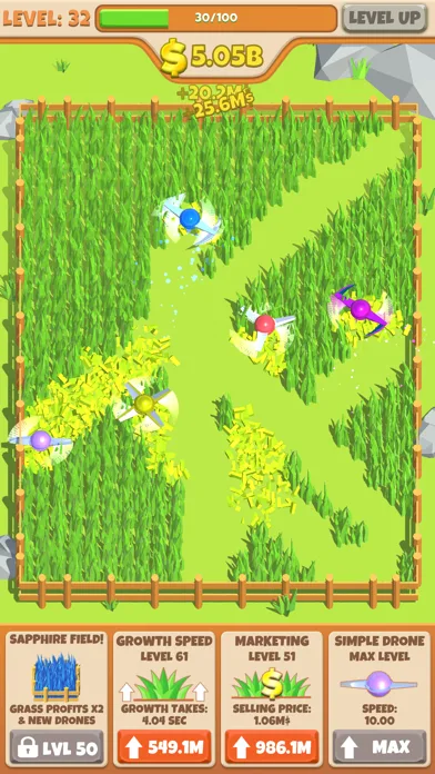 Idle Grass Cutter screenshot 3