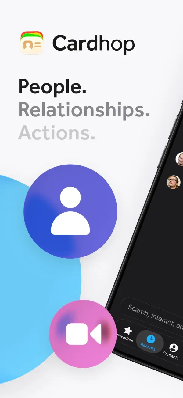 Cardhop Contacts screenshot 1