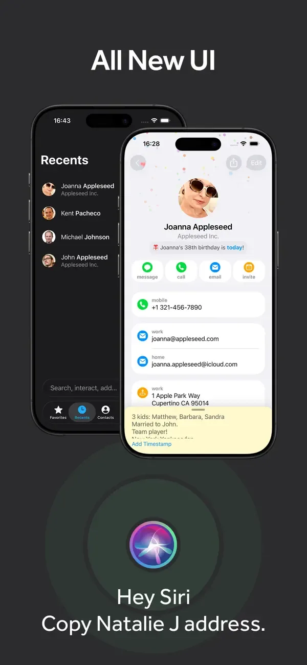 Cardhop Contacts screenshot 3