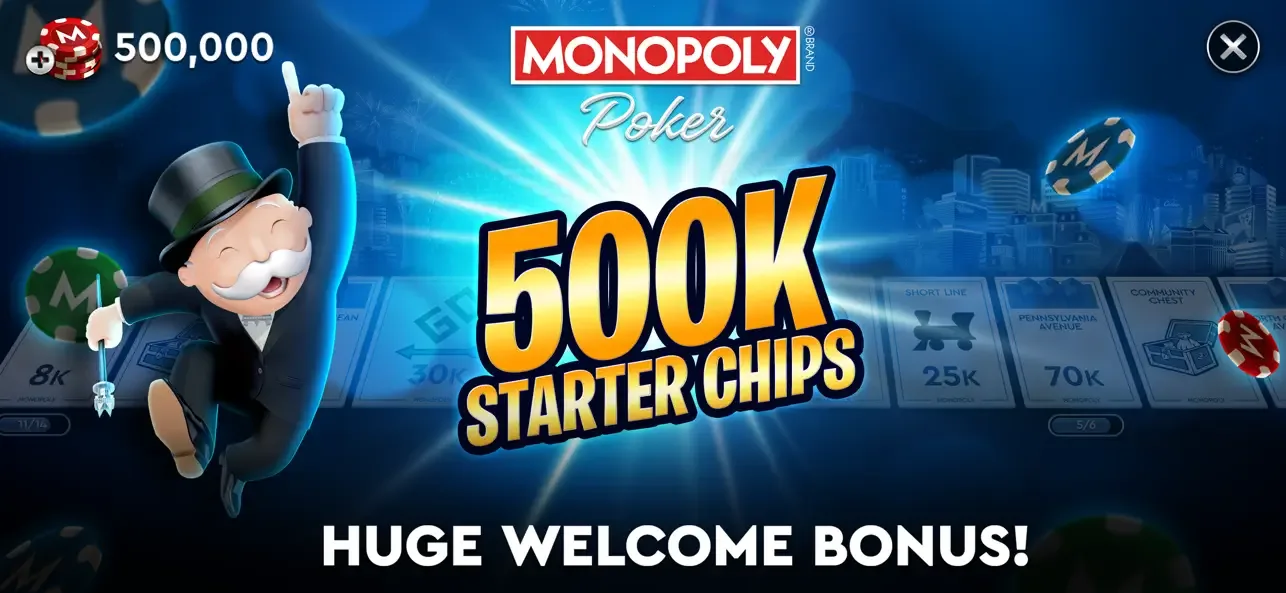 MONOPOLY Poker - Texas Holdem screenshot 2