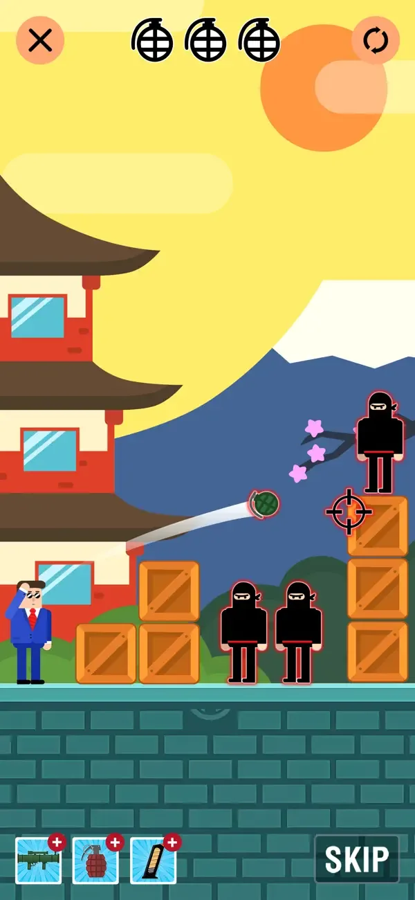 Mr Bullet - Shooting Game screenshot 1