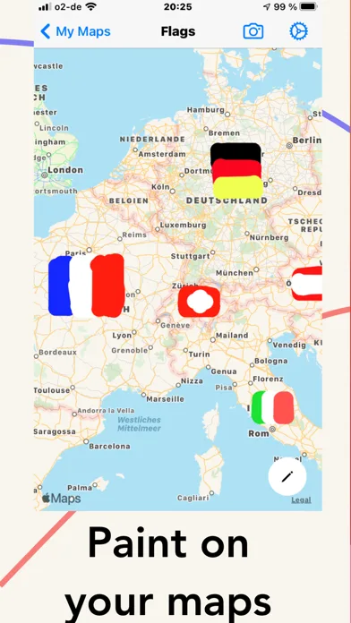 MapDraw: Draw on maps screenshot 1