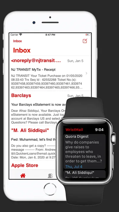 WristMail for Gmail screenshot 1