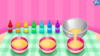 Cooking colorful cupcakes game screenshot 3