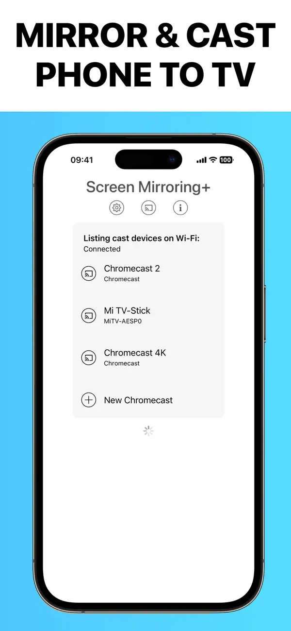 Screen Mirroring – Chromecast screenshot 3
