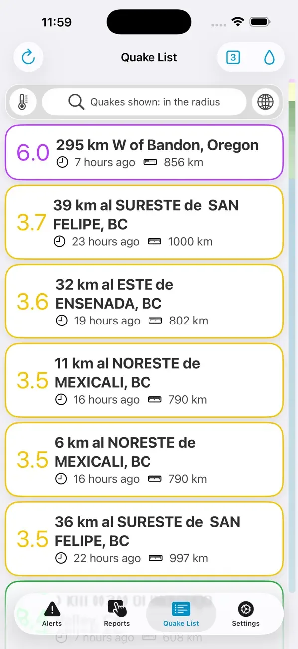 Earthquake Network screenshot 5
