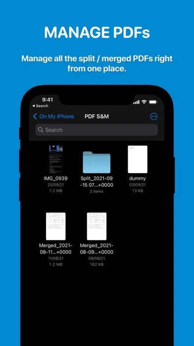 PDFs Split & Merge: PDF Editor screenshot 4