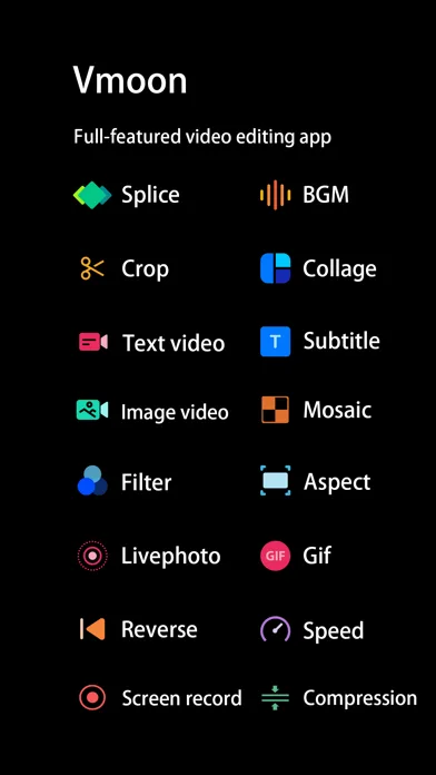 Vmoon - Video Editor & Maker screenshot 1