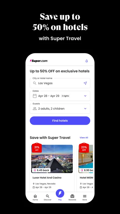 Super.com - Save, Earn, Travel screenshot 3