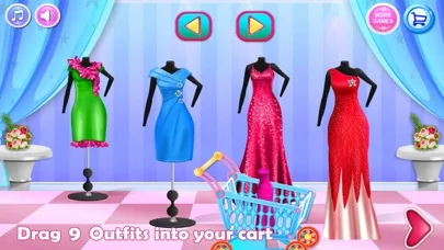 Shopping mall & dress up game screenshot 2