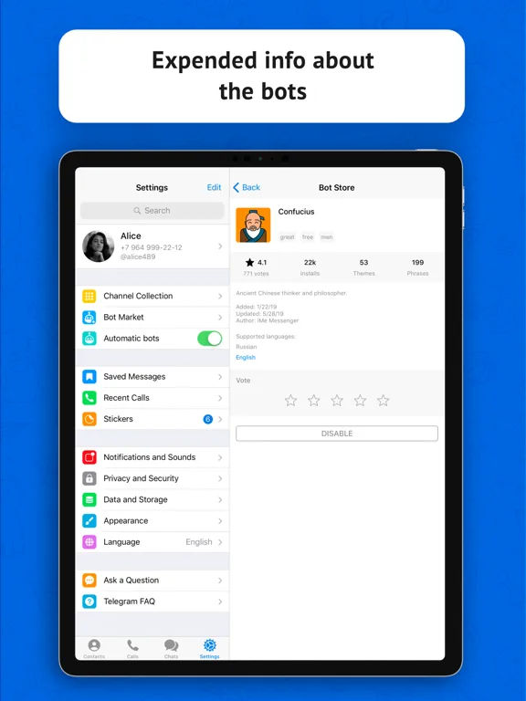 iMe: Telegram AI Messenger screenshot 3