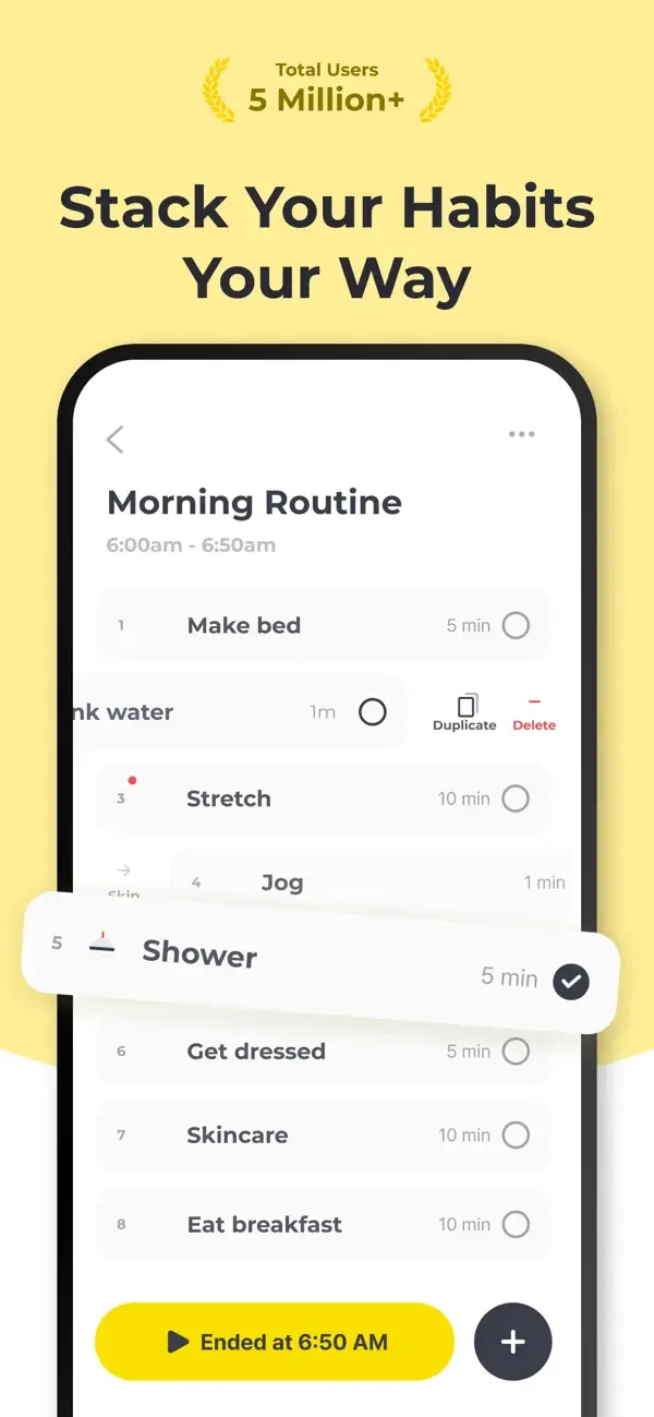 Routine Planner, Habit Tracker screenshot 2