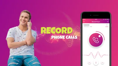 Auto call recorder record app screenshot 1