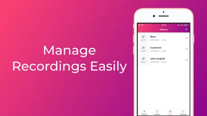 Auto call recorder record app screenshot 5