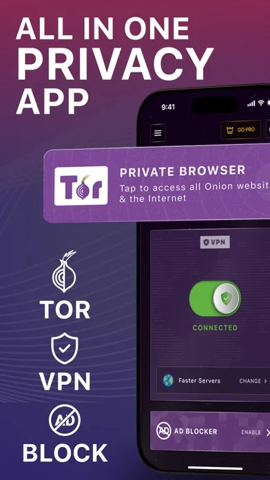TOR Browser: VPN+Onion Browser screenshot 4