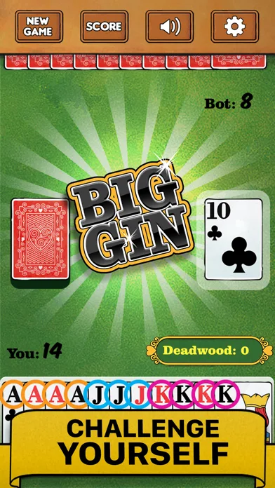 Gin Rummy Card Game Classic screenshot 2